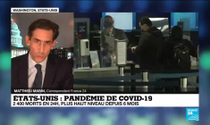 Covid-19 aux États-Unis: 2 400 morts en 24h, plus haut niveau depuis 6 mois
