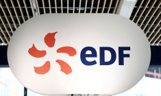 Le logo d'Electricité de France (EDF) est visible lors de la conférence Viva Technology à Paris