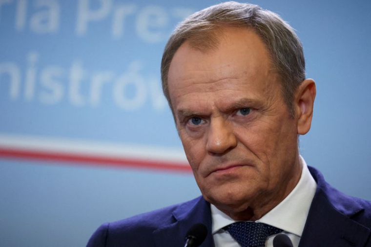 Le Premier ministre polonais Tusk à Varsovie