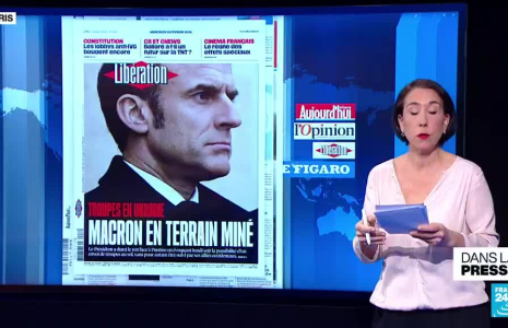 Déclaration d'E. Macron sur l'envoi de troupes en Ukraine:" Moins d'esbroufe, plus d'obus"