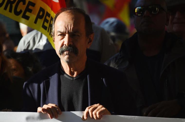 Philippe Martinez, le 10 novembre 2022, à Paris ( AFP / SYLVAIN THOMAS )