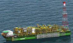 La plateforme Egina détenue à 24% par Total va bientôt rentrer en production au Nigeria. (© Total)