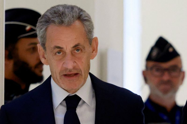 Nicolas Sarkozy avant le verdict de son procès sur le financement de sa campagne présidentielle de 2007 à Paris