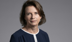 La Défenseure des droits Claire Hédon à Paris, le 24 août 2023 ( AFP / MIGUEL MEDINA )