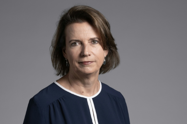 La Défenseure des droits Claire Hédon à Paris, le 24 août 2023 ( AFP / MIGUEL MEDINA )