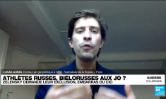 Zelensky demande l'exclusion des athlètes russes aux JO-2024
