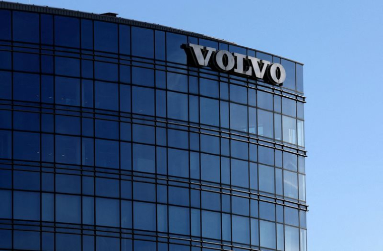 Le logo Volvo à Bruxelles