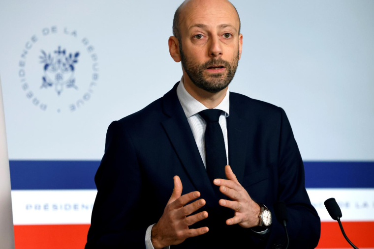 Stanislas Guerini, le 23 janvier 2023, à Paris ( AFP / Ludovic MARIN )