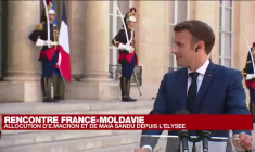 Rencontre France-Moldavie : allocution d'Emmanuel Macron et de Maia Sandu depuis l'Élysée