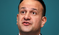Photo d'archives de Leo Varadkar lors d'une conférence de presse à Dublin