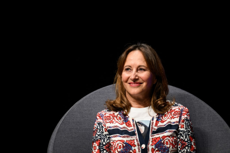 Ségolène Royal à Châteauneuf-sur-Isère, le 25 août 2023. ( AFP / JEFF PACHOUD )