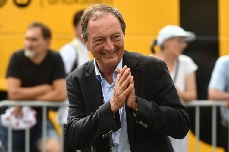 Michel-Edouard Leclerc, à Pau, le 30 juillet 2023 ( POOL / GAIZKA IROZ )