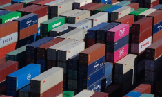 Des conteneurs en Californie, aux États-Unis