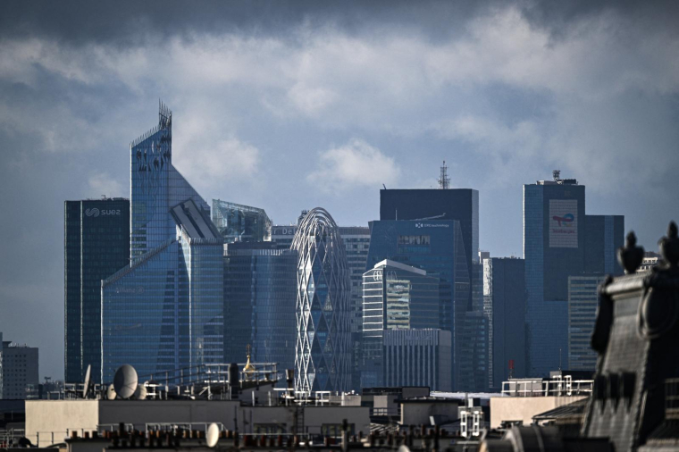 La Défense à Paris le 1er novembre 2023. ( AFP / MIGUEL MEDINA )