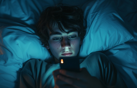 Cette captation de l'attention nous concerne tous, quel que soit notre âge, notre statut, à partir du moment où nous utilisons des objets connectés. (crédit : Adobe Stock / photo générée par IA)