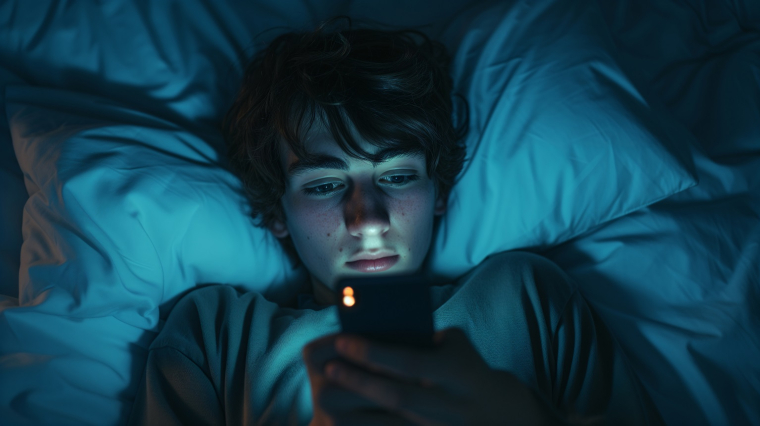 Cette captation de l'attention nous concerne tous, quel que soit notre âge, notre statut, à partir du moment où nous utilisons des objets connectés. (crédit : Adobe Stock / photo générée par IA)