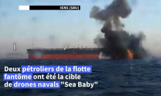 L'Ukraine revendique l'attaque de deux pétroliers de la flotte fantôme russe en mer Noire