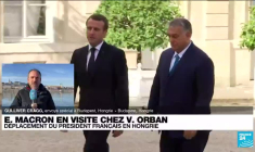 Emmanuel Macron en visite chez Viktor Orban, "partenaire européen" et "adversaire politique"