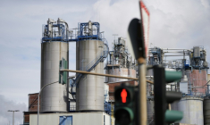 Une usine du groupe allemand Evonik à Wesseling (ouest) ( AFP / PAU BARRENA )