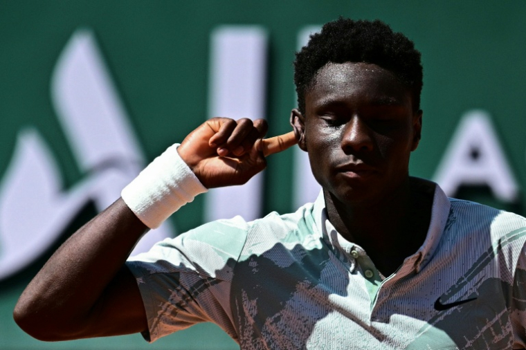 Moïse Kouame à Roland-Garros le 26 mai 2026 ( AFP / JULIEN DE ROSA )