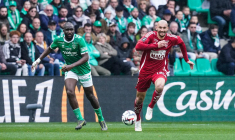Avant-dernier, Saint-Étienne accroche Brest au milieu des buts