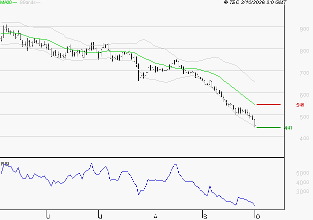 NEXITY : Baissier mais survendu