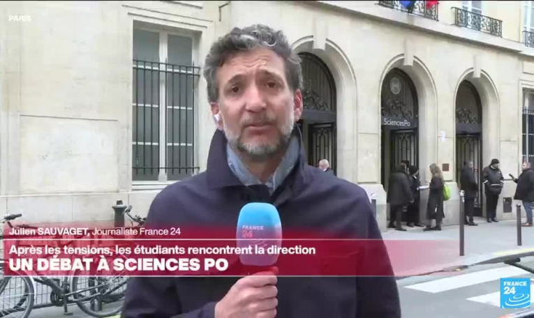 Les étudiants contre la guerre à Gaza : après les tensions, un dialogue s'est ouvert