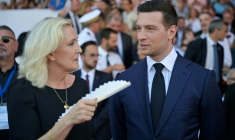 Marine Le Pen et Jordan Bardella à nice le 14 juillet 2026 ( POOL / Philippe Magoni )