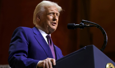 Le président américain Donald Trump, le 20 février 2025 à Washington ( AFP / Samuel Corum )