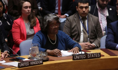 L'ambassadrice des États-Unis auprès des Nations Unies, Linda Greenfield-Thomas