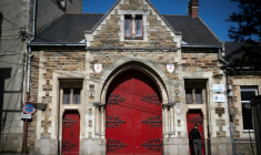 Le collège-lycée catholique Saint-Stanislas de Nantes le 29 août 2025 ( AFP / Loic VENANCE )