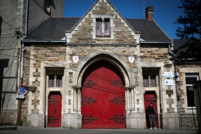 Le collège-lycée catholique Saint-Stanislas de Nantes le 29 août 2025 ( AFP / Loic VENANCE )
