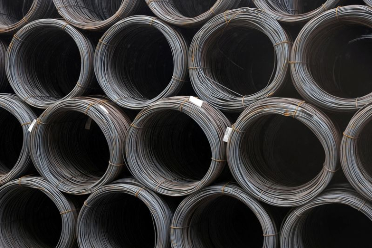 Produits ArcelorMittal dans une usine