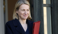 Astrid Panosyan-Bouvet à Paris, le 5 mars 2025. ( AFP / LUDOVIC MARIN )