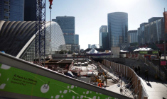 Gratte-ciel de bureaux dans le quartier d'affaires de La Défense à Paris