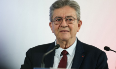 Jean-Luc Mélenchon à Paris, le 23 septembre 2026. ( AFP / THOMAS SAMSON )
