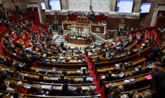 Session de l'Assemblée nationale française à Paris