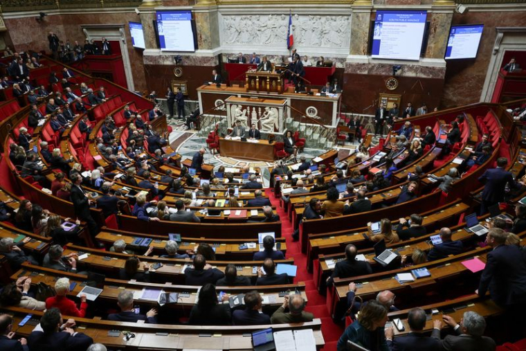 Session de l'Assemblée nationale française à Paris