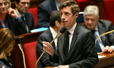 Le ministre de l'Éducation nationale Édouard Geffray à l'Assemblée nationale le 3 décembre 2025 ( AFP / Bertrand GUAY )