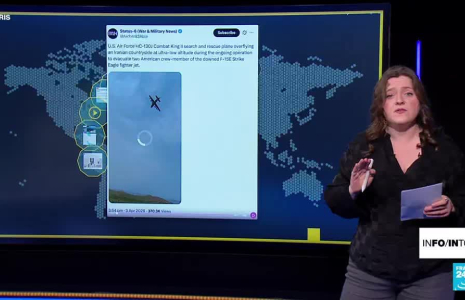 Ce que l'on sait sur l'avion de chasse américain que l'Iran dit avoir abattu