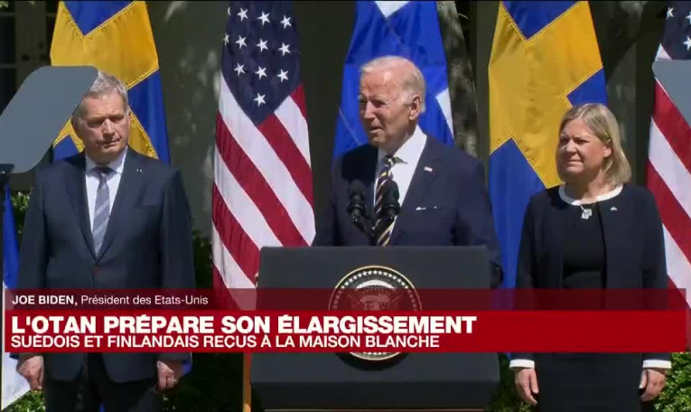 La Suède et la Finlande ont "le soutien total et complet des États-Unis" pour intégrer l'Otan