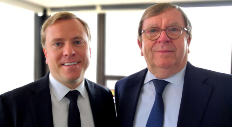 Maxime et Joël Séché, directeur général adjoint et PDG. (© DR)