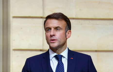 Le secrétaire général de l'OTAN, M. Rutte, rencontre le président français, M. Macron, à Paris