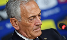 Le Président de la fédération italienne de football, Gabriele Gravina