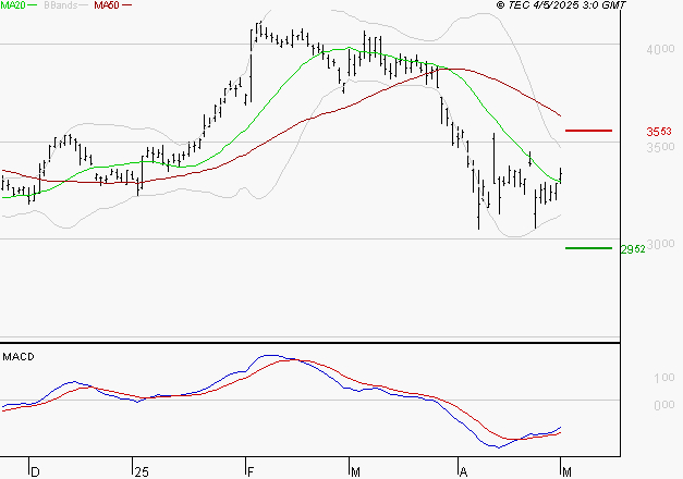 DASSAULT SYSTEMES SA : Retour possible sur les supports