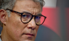 Olivier Faure, le 31 août 2024, à Blois ( AFP / GUILLAUME SOUVANT )