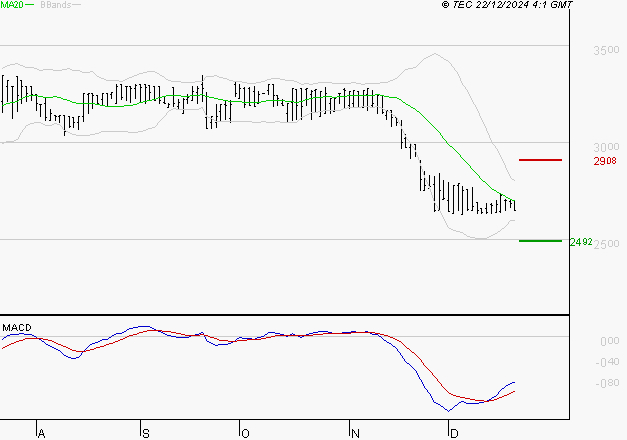 BOIRON SA : Attendre un test du support