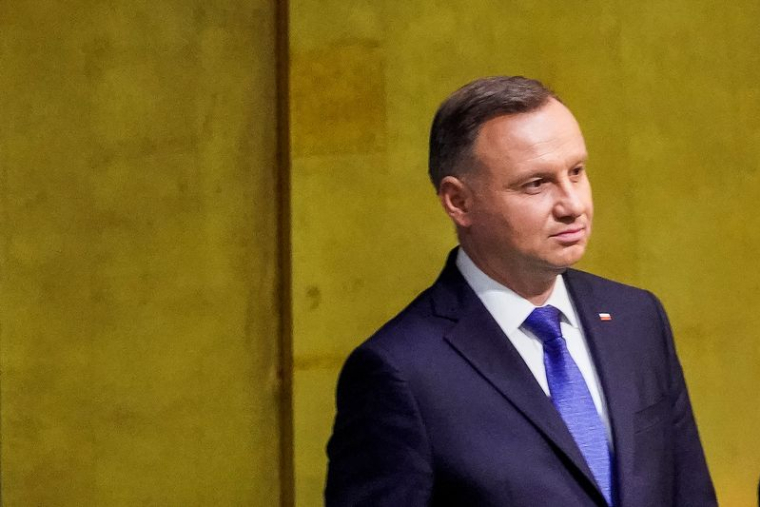 Le président polonais Andrzej Duda lors de l'Assemblée générale des Nations unies à New York