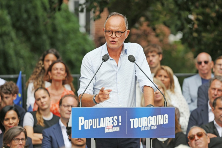 Le candidat Horizons à l'élection présidentielle, Edouard Philippe, le 30 août 2026 à Tourcoing ( AFP / Francois LO PRESTI )
