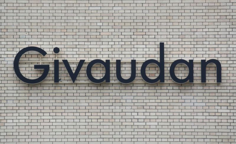 Le logo de Givaudan est visible à Kemptthal